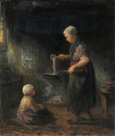 The Pancakes av Jozef Israëls