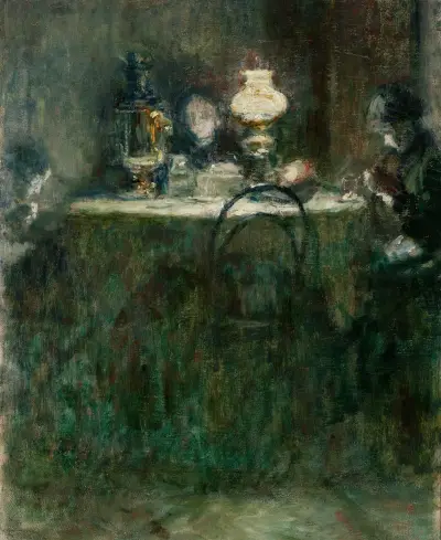 U lampy, Józef Pankiewicz