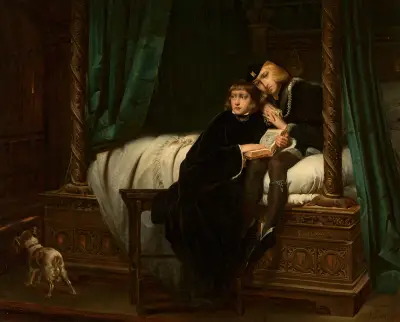 Die Kinder König Eduards von Józef Simmler