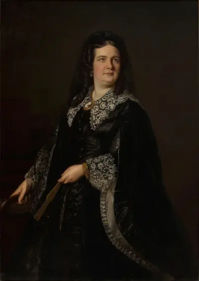 Porträt der Emilia Reszke von Józef Simmler