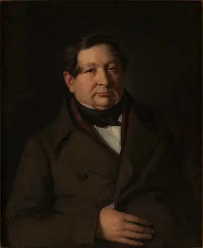 Porträt von Jakub Simmler, dem Vater des Künstlers von Józef Simmler