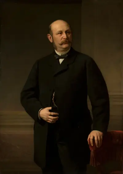 Bildnis des Maurycy Brauman von Józef Simmler