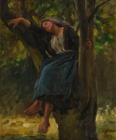 Afternoon Nap, Jules Breton
