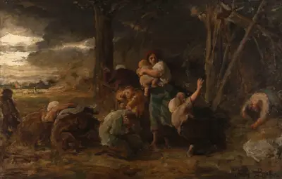 La foudre, Jules Breton