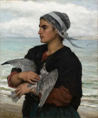 The Wounded Seagull, Jules Breton
