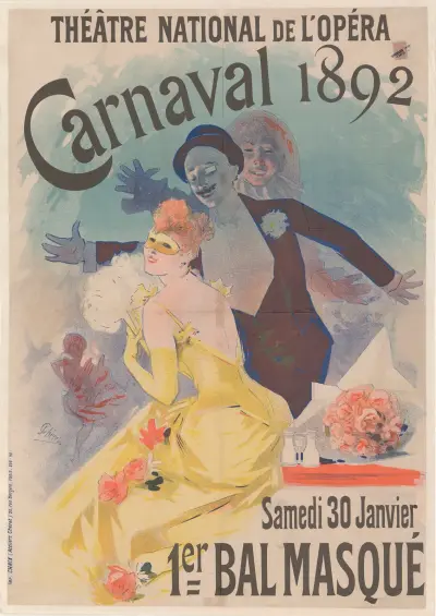 Théâtre National de l’Opéra. Karneval 1892, Jules Chéret