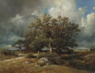 The Old Oak av Jules Dupré