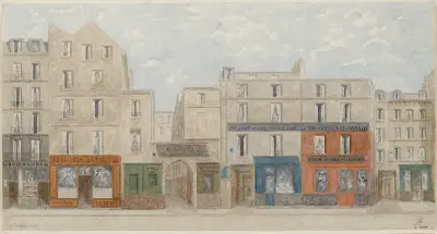 Rue Beaubourg nº38 à 44, 3ème arrondissement, Jules Gaildrau