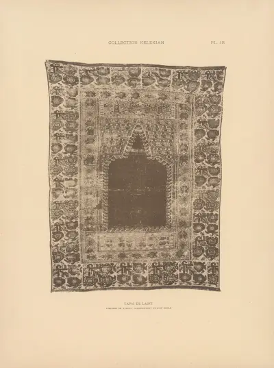 La collection Kelekian; Étoffes & tapis d’Orient & de Venise Pl.012 av Jules Guiffrey