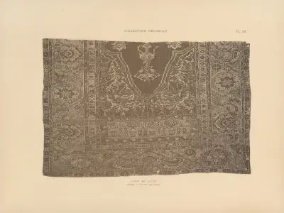 La collection Kelekian; Étoffes & tapis d’Orient & de Venise Pl.013 av Jules Guiffrey