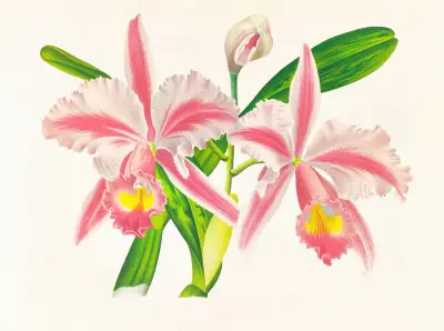 Cattleya Trianae var striata av Jean Jules Linden