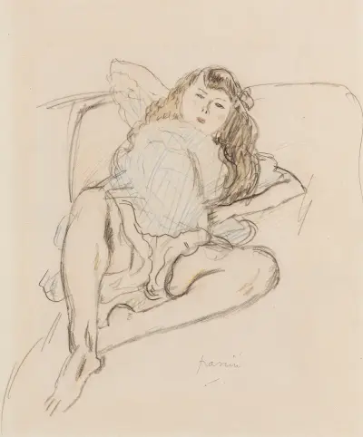 Liegende av Jules Pascin