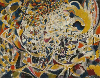 Rhythm of Light Waves; Street + Sun + Crowd av Jules Schmalzigaug