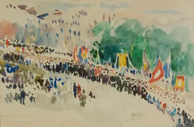 Procesí Božího těla v Toruni, Julian Falat