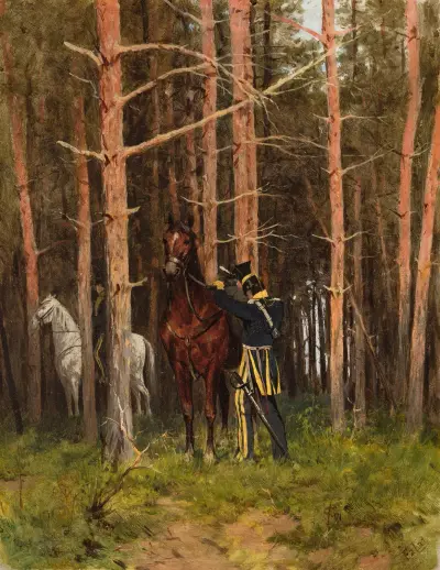 V lese (Hulánská základna), Julian Falat