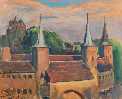 Krakovský barbakan, Julian Falat