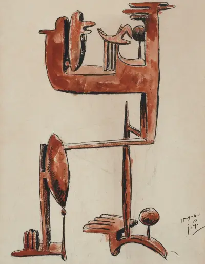 Abstrait, 1940, Julio González