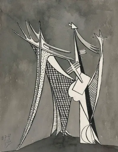 Abstrait, 1941, Julio González