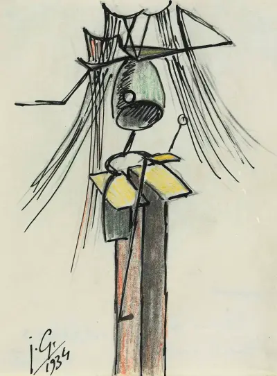 Femme dite ‘L’insecte crissant’, Julio González