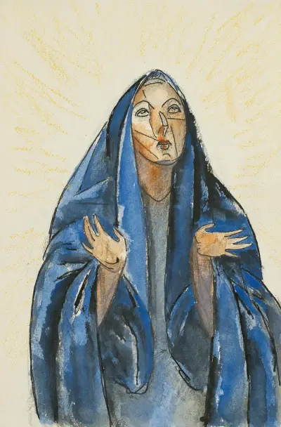 Femme priant, Julio González