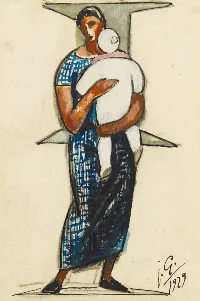 Maternité, 1929, Julio González