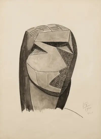 Tête cubiste, Julio González