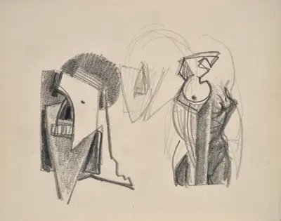 Têtes – Nr. 3, Julio González