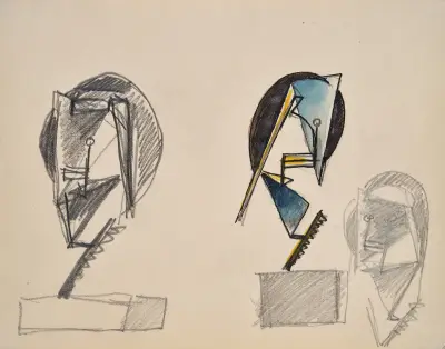 Têtes – Nr. 5, Julio González