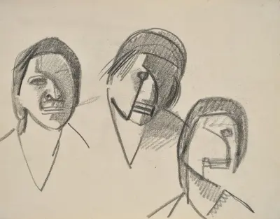 Têtes – Nr. 6, Julio González