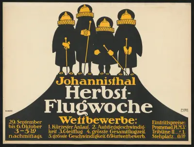 Johannisthal Herbstflugwoche av Julius Klinger