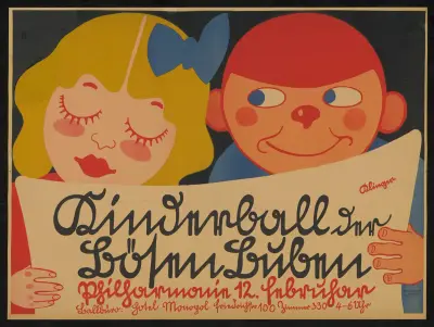 Kinderball der Bösen Buben, 1910 av Julius Klinger