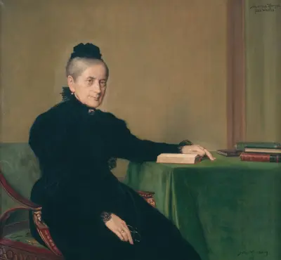 Johanna Kempe, född Wallis (1818-1909), Julius Kronberg