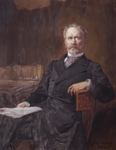 Porträtt av Walter von Hallwyl, Julius Kronberg