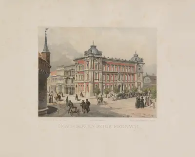 Gebäude der Schule der Schönen Künste von Juliusz Kossak