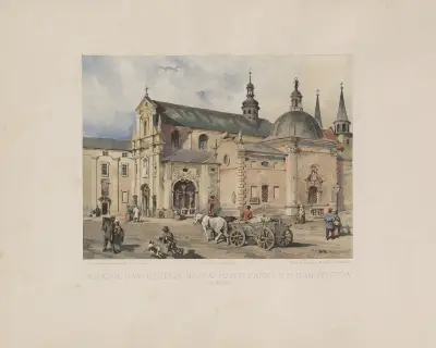 Kirche der Heimsuchung der Heiligsten Jungfrau Maria der Karmeliten von Juliusz Kossak