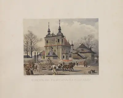 Kirche des Heiligen Florian in Kleparz von Juliusz Kossak