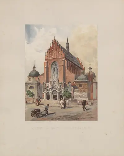 Kirche der Heiligen Dreifaltigkeit und Dominikanerkloster von Juliusz Kossak