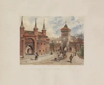 Rondell am Florianstor von Juliusz Kossak