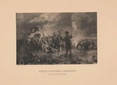 Skrzetuski trifft Chmelnyzkyj in der wilden Steppe von Juliusz Kossak