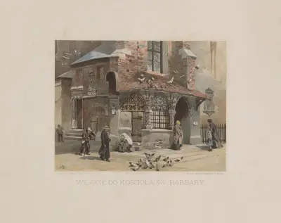 Eingang zur St.-Barbara-Kirche von Juliusz Kossak