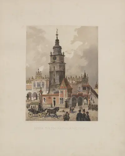 Der Turm des ehemaligen Rathauses von Juliusz Kossak