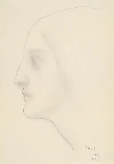 Profile of a Woman, Kahlil Gibran
