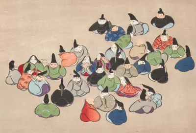 A Thousand Grasses Pl.30 av Kamisaka Sekka
