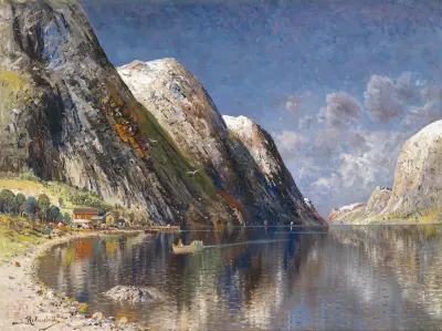Drontheim Fjord von Karl Kaufmann