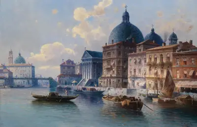 Venedig San Simeone von Karl Kaufmann