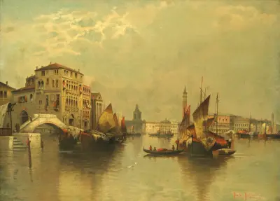 Blick auf Venedig von Karl Kaufmann