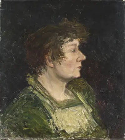 Konstnärens hustru (Tekla Lindeström) av Karl Nordström