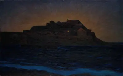 Fästningen vid Varberg av Karl Nordström