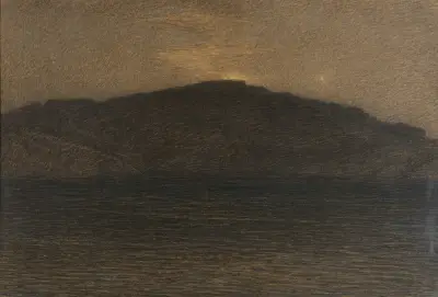 Skymning i vår I av Karl Nordström