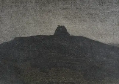Skymning i vår II av Karl Nordström